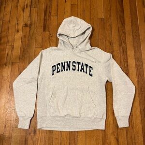 Champion Vintage Grey Penn State Reverse Weave Hoodie/Sweatshirt